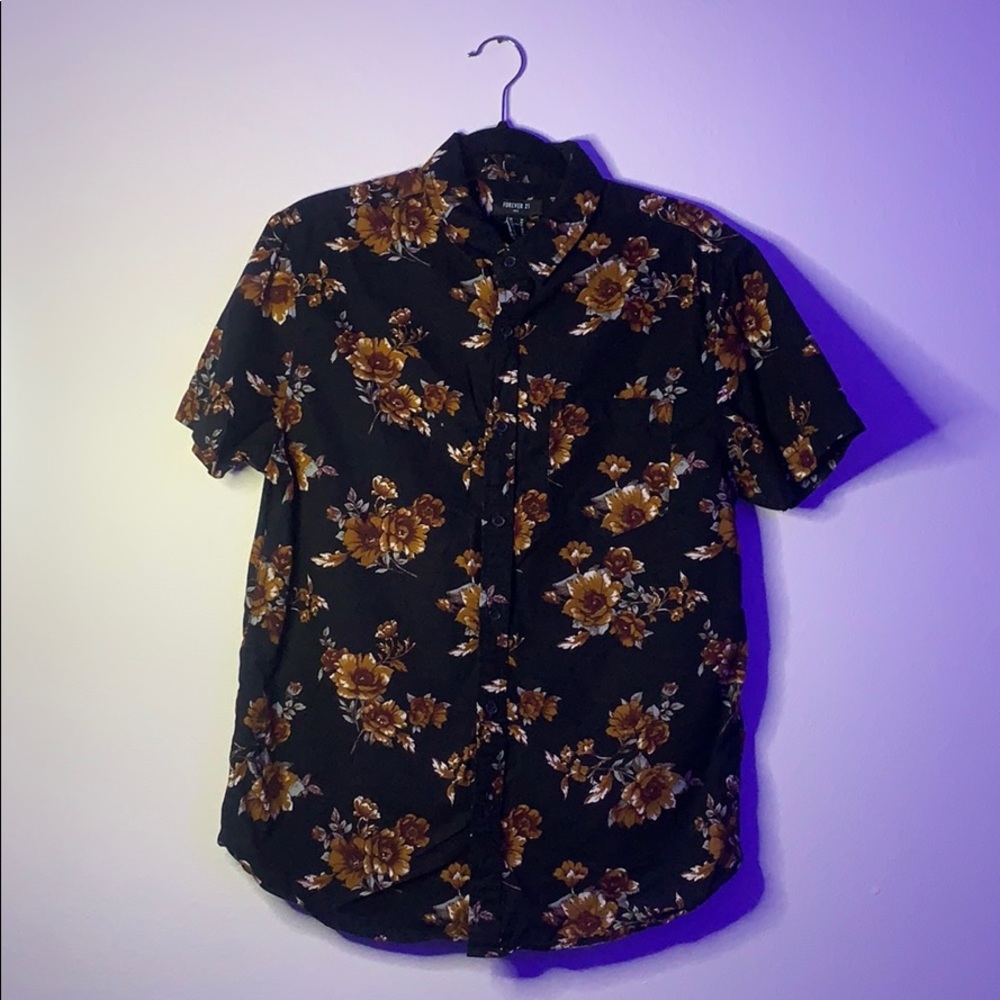 Floral Casual Button Down